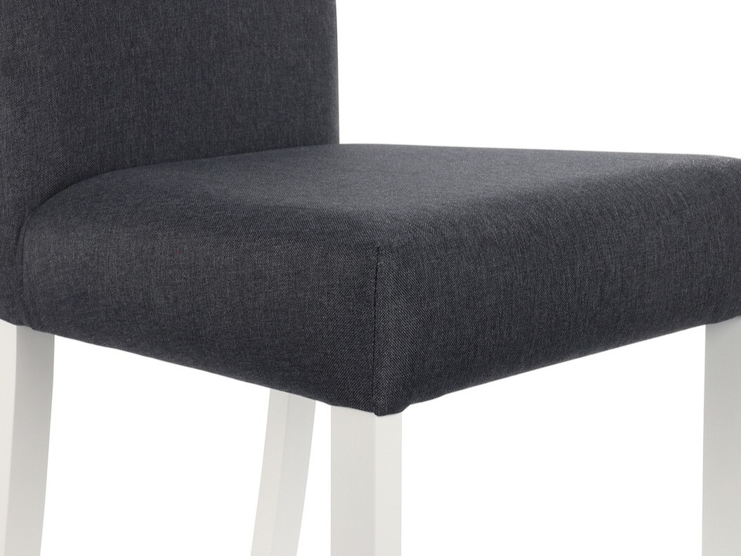 Stoel Boston 464 (Wit + Donkergrijs)