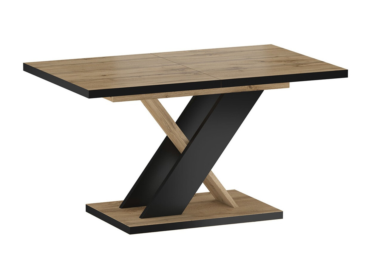 Tafel Boston 468 (Artisan eiken + Zwart)