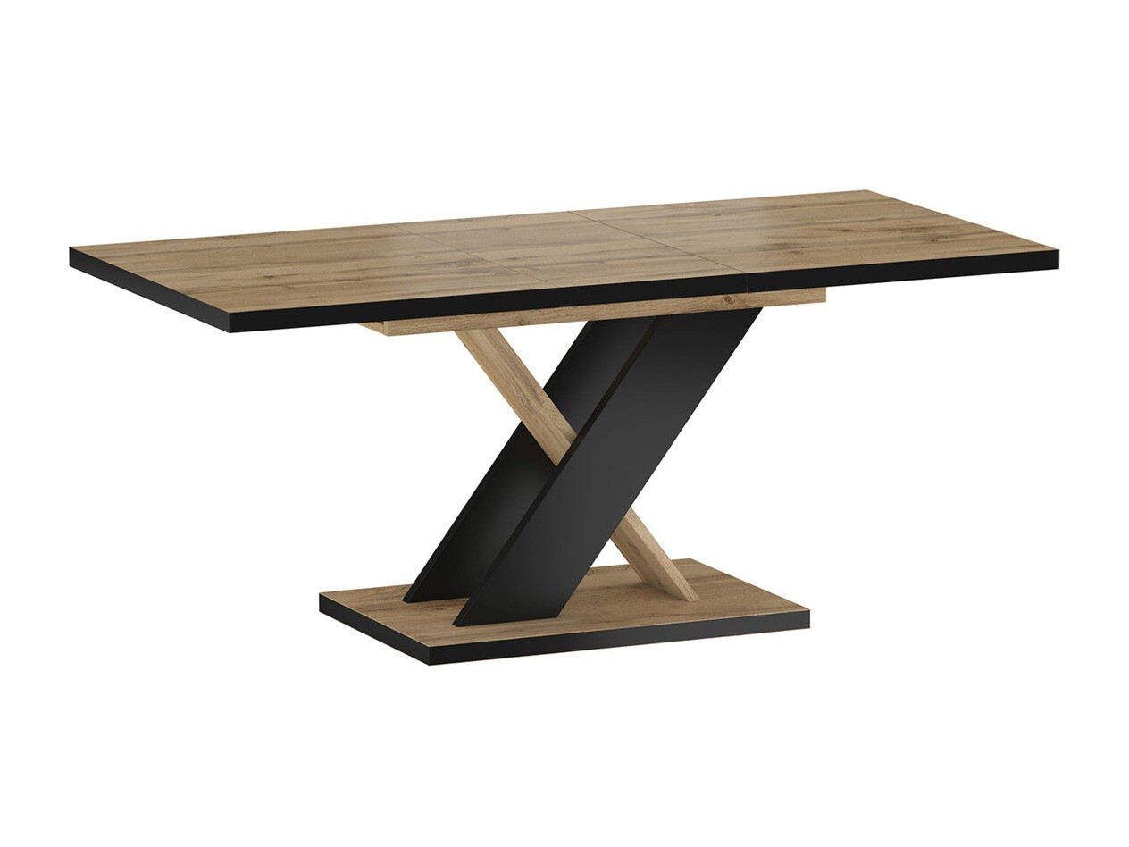 Tafel Boston 468 (Artisan eiken + Zwart)