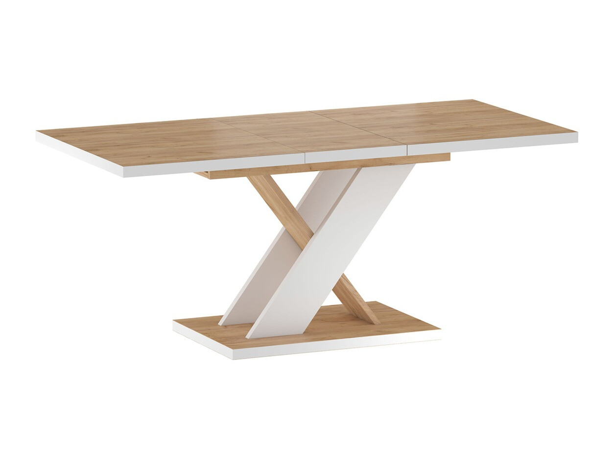 Tafel Boston 468 (Wotan eik + Wit)