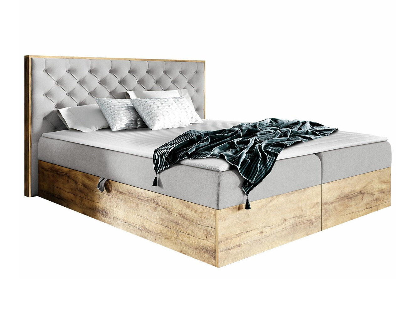 Boxspring Baltimore 182 (Wotan eik + Faro 16)