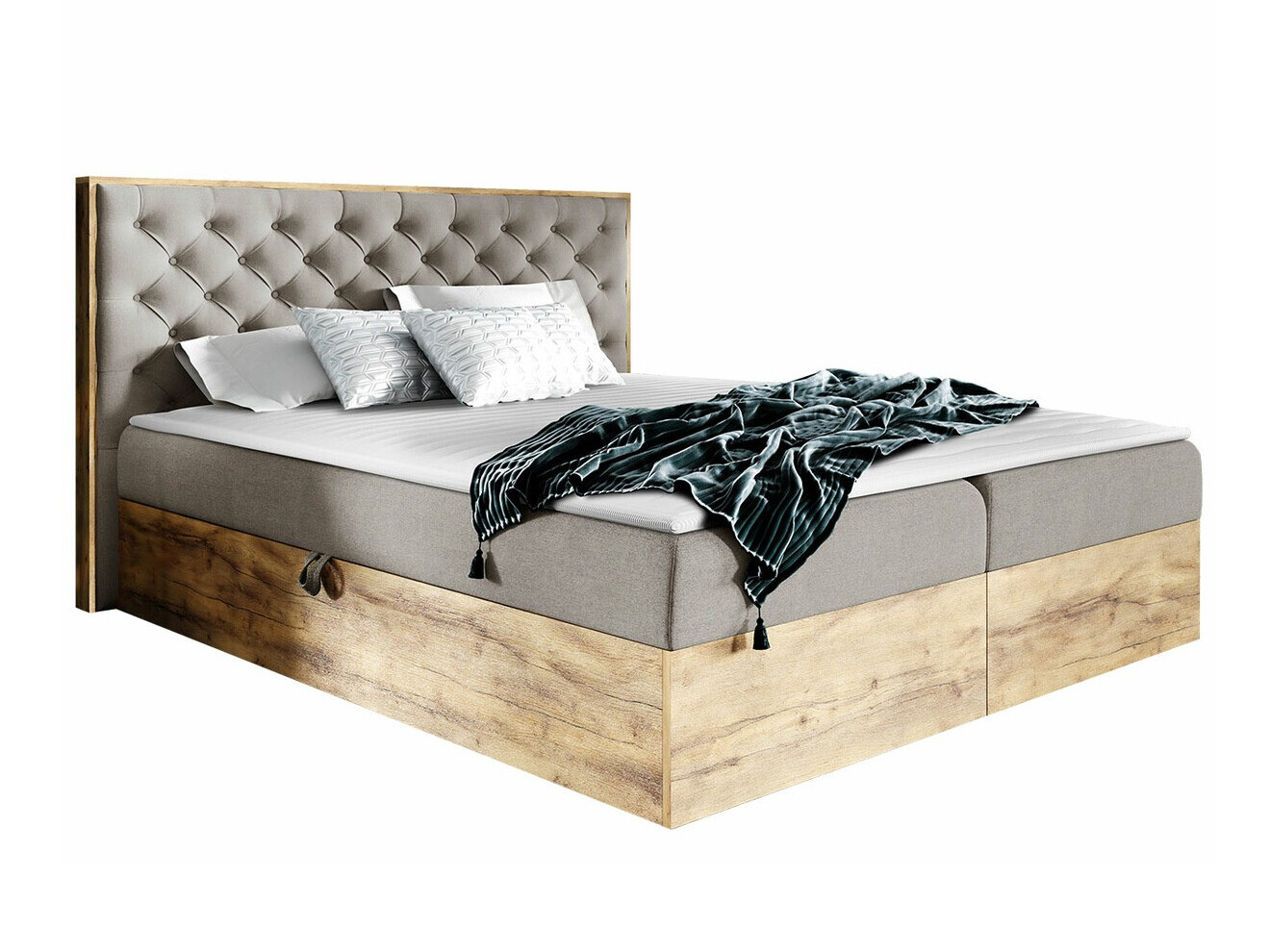 Boxspring Baltimore 182 (Wotan eik + Faro 20)