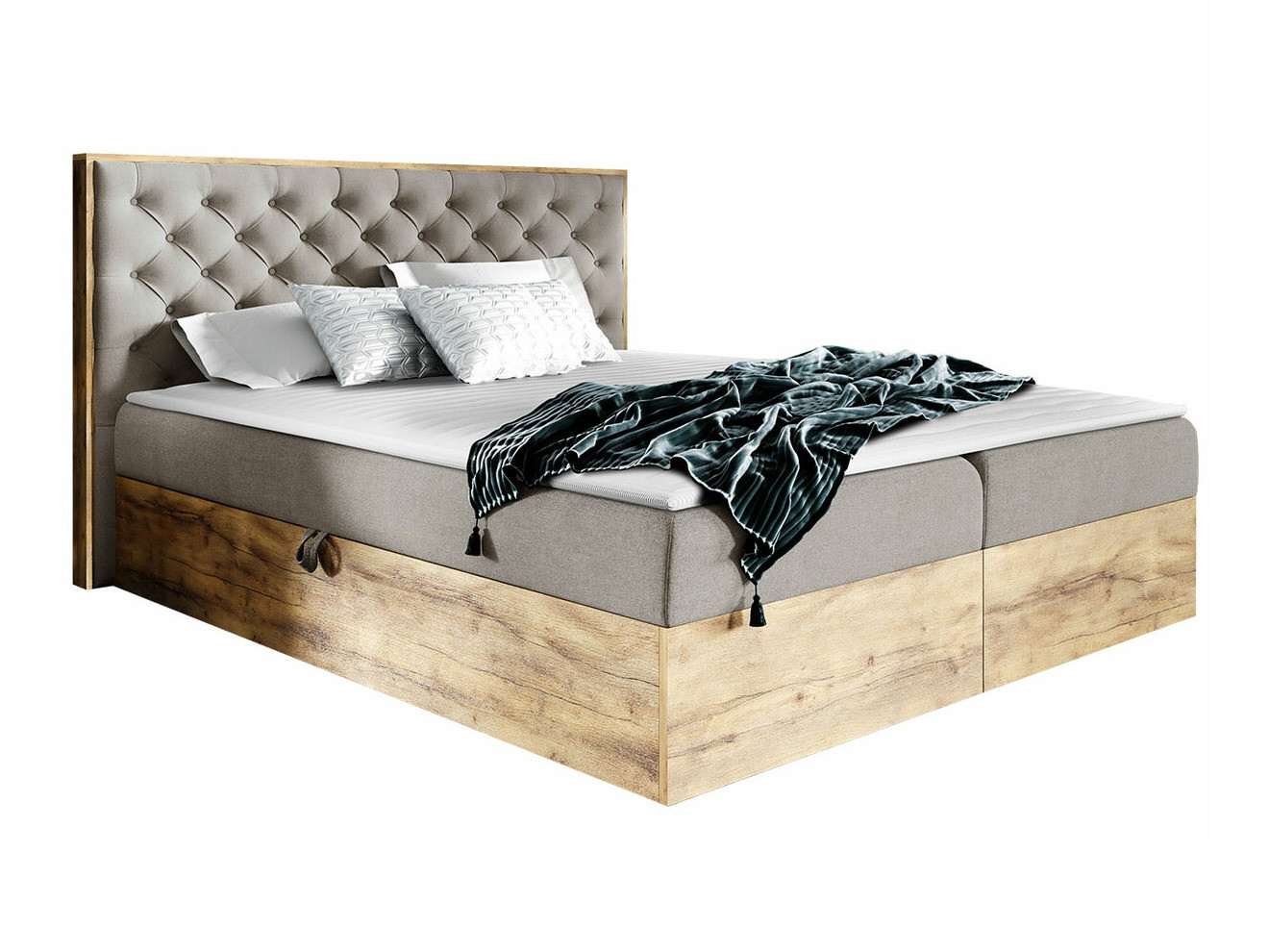 Boxspring Baltimore 182 (Wotan eik + Faro 20)
