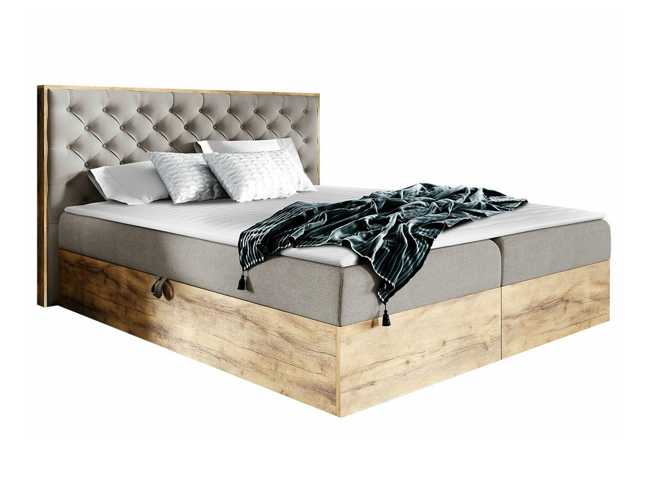 Boxspring Baltimore 182 (Wotan eik + Faro 20)