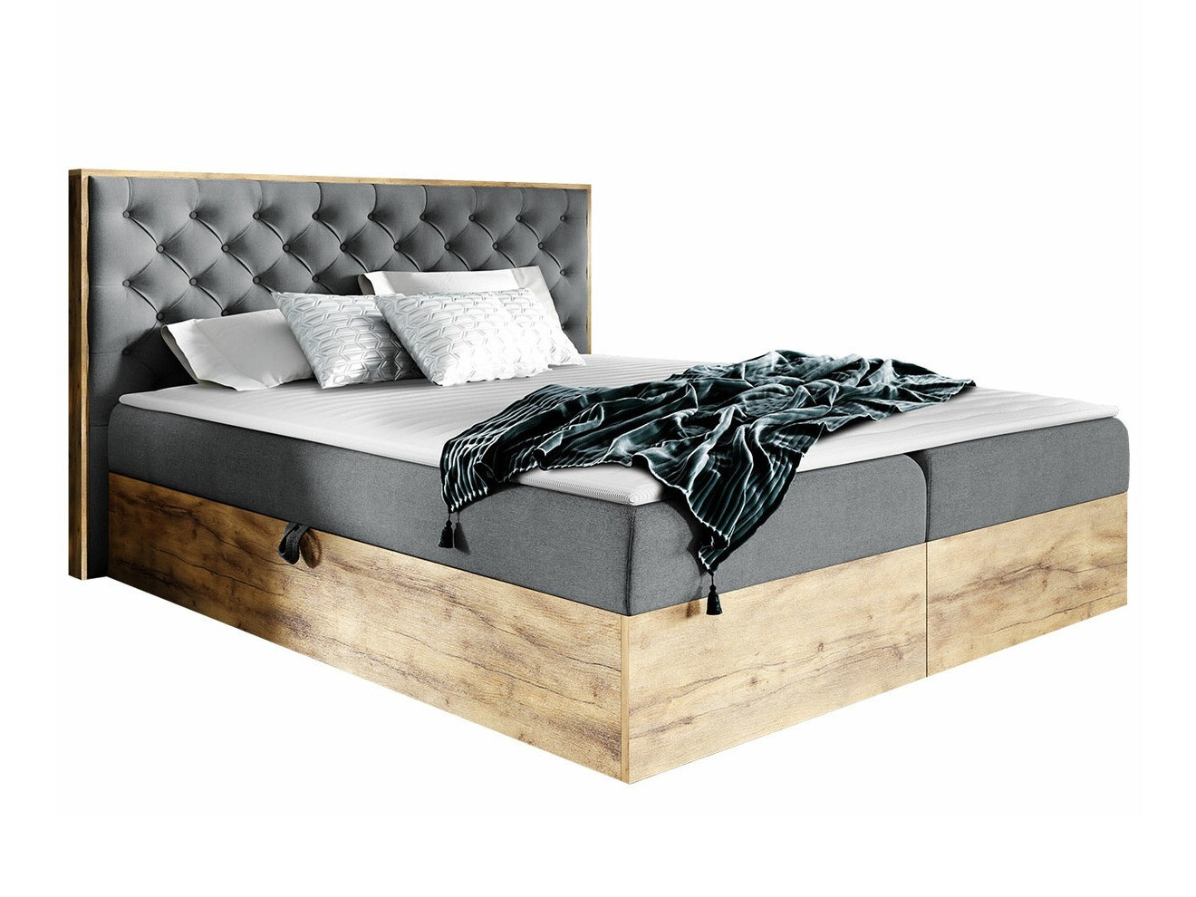 Boxspring Baltimore 182 (Wotan eik + Faro 4)