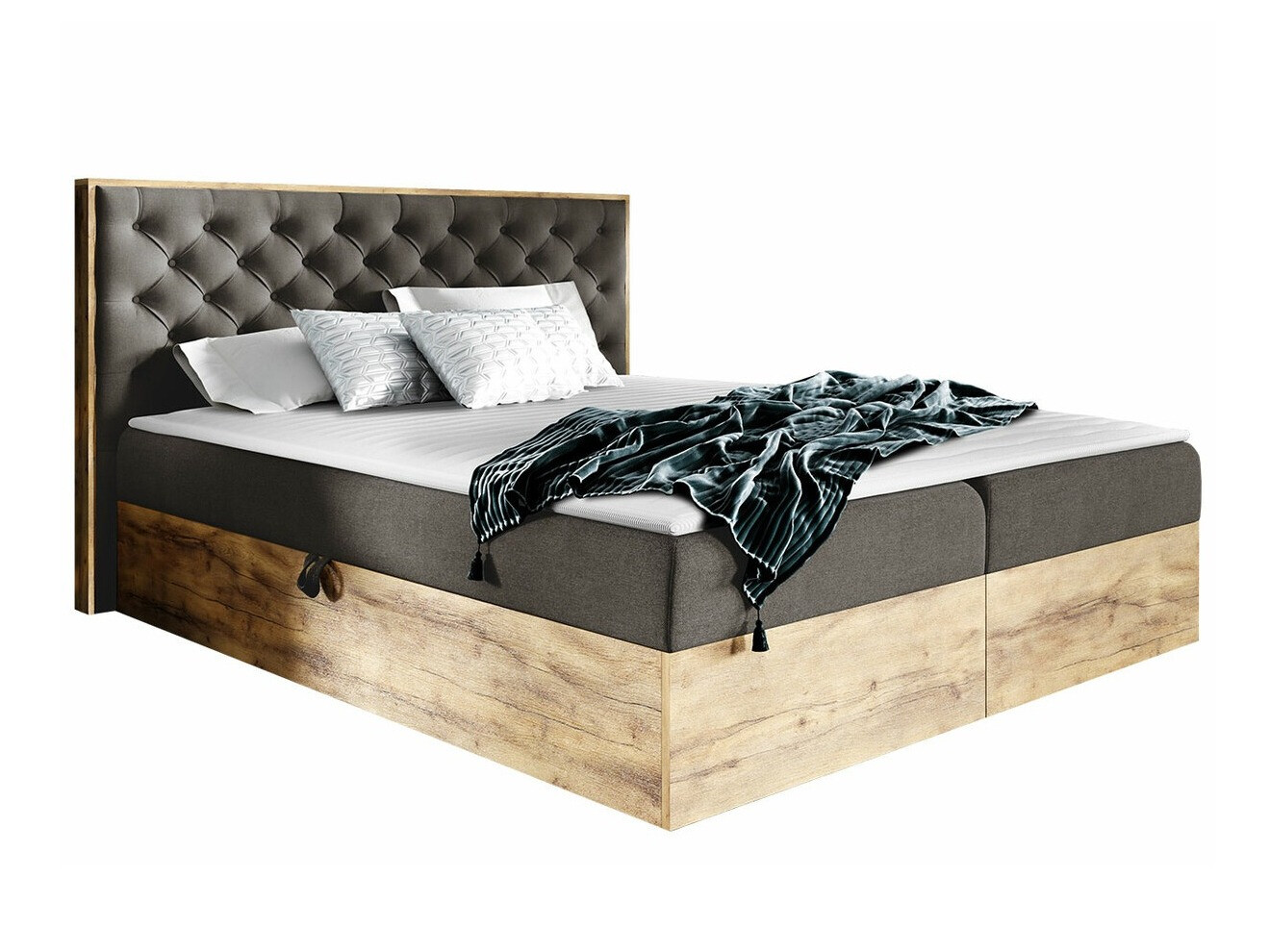Boxspring Baltimore 182 (Wotan eik + Faro 5)
