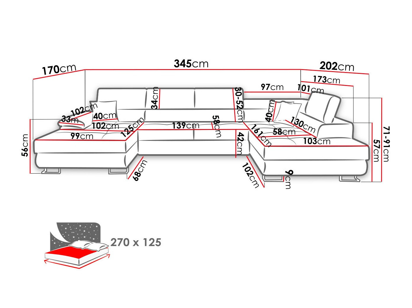 Hoekbank Comfivo 138 (Poso 05)