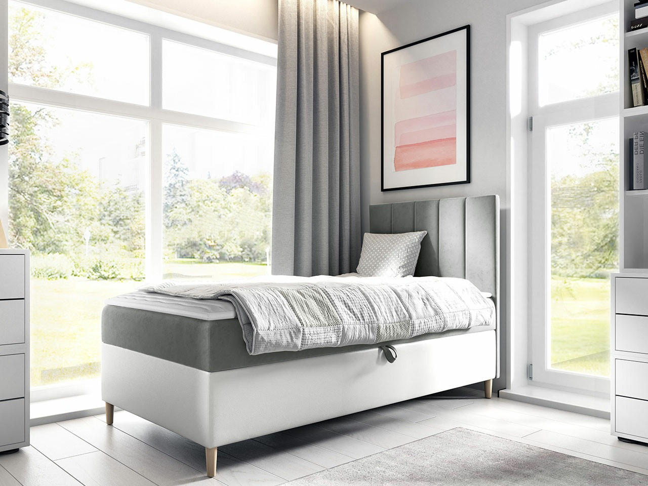 Boxspring Baltimore 170 (Soft 017 + Fresh 14)