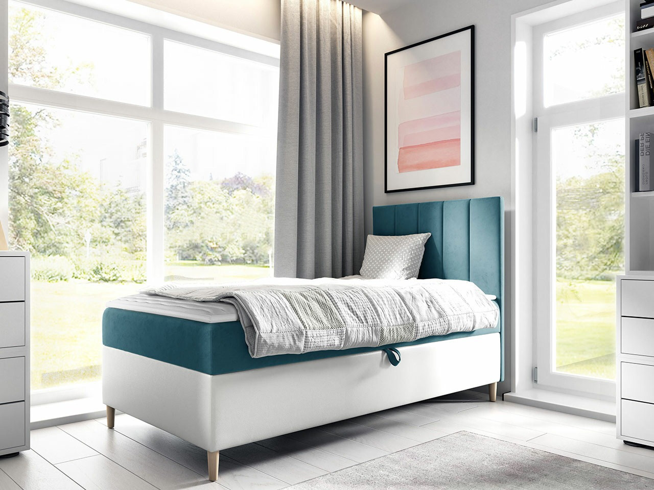 Boxspring Baltimore 170 (Soft 017 + Fresh 34)