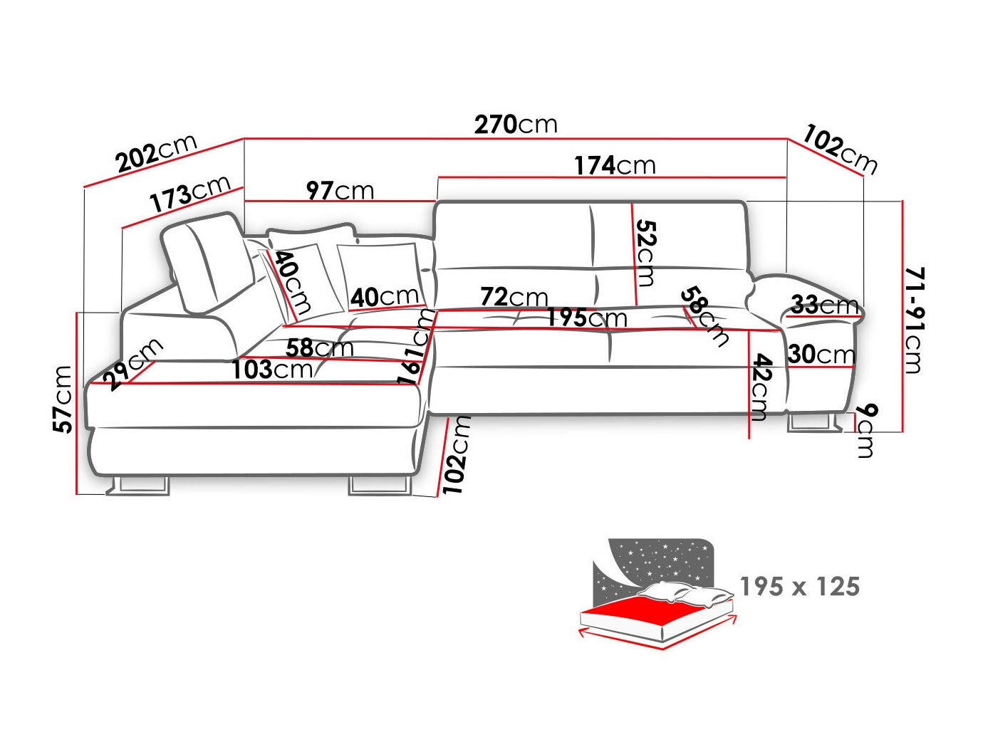 Hoekbank Comfivo 139 (Poso 39)