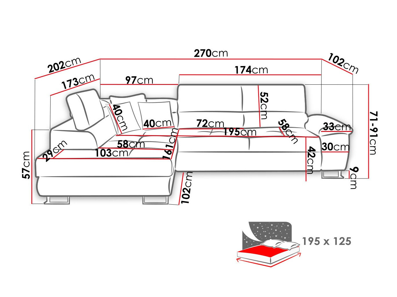 Hoekbank Comfivo 139 (Poso 39)