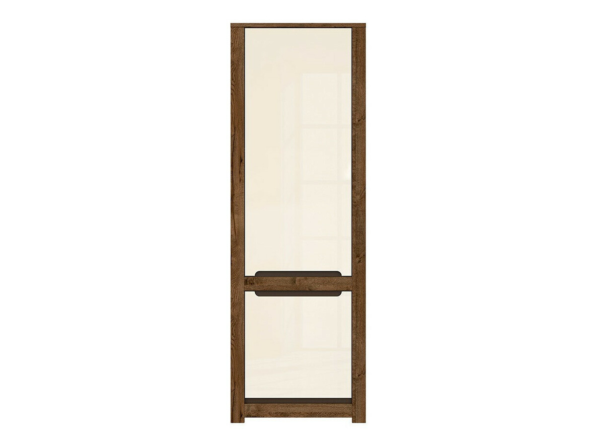 Boekenkast Ophevaru 106 (Glanzend crème + April eiken)