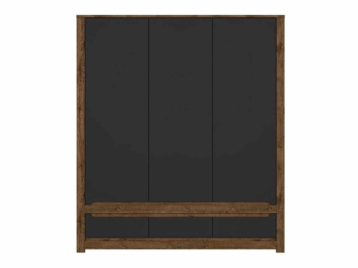 Kledingkast Ophevaru 119 (Matzwart + April eiken)