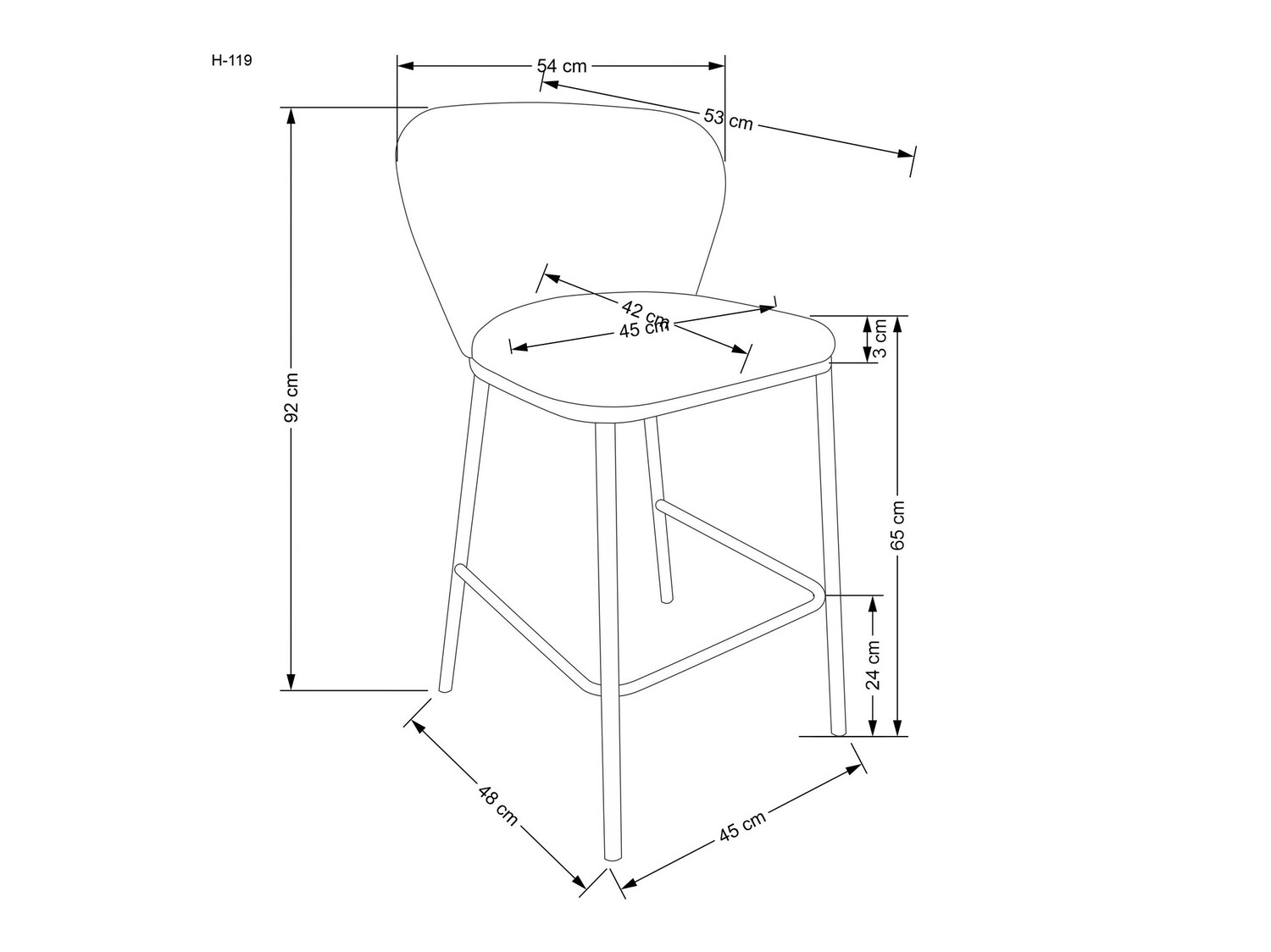 Counterstoel Houston 1510