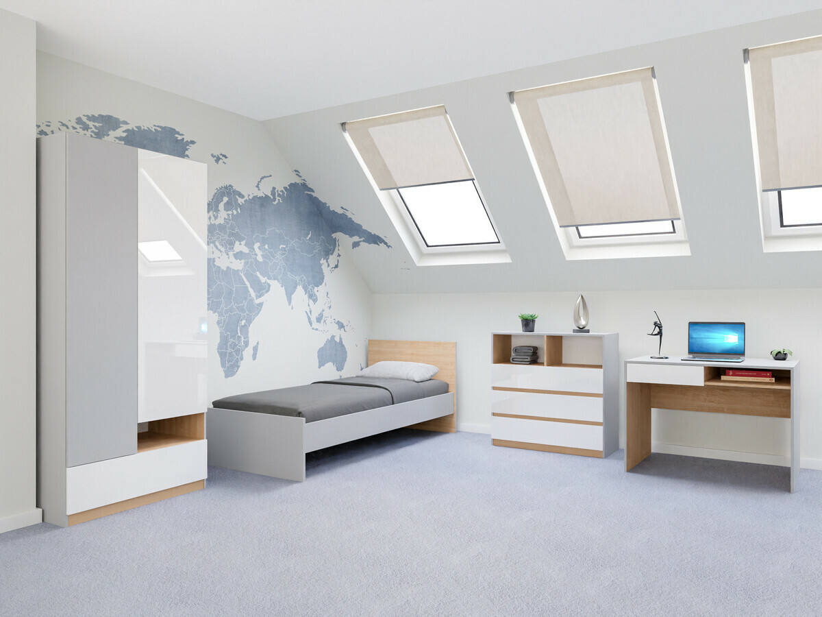 Meubelset Nuevaru 118 (Glanzend wit)