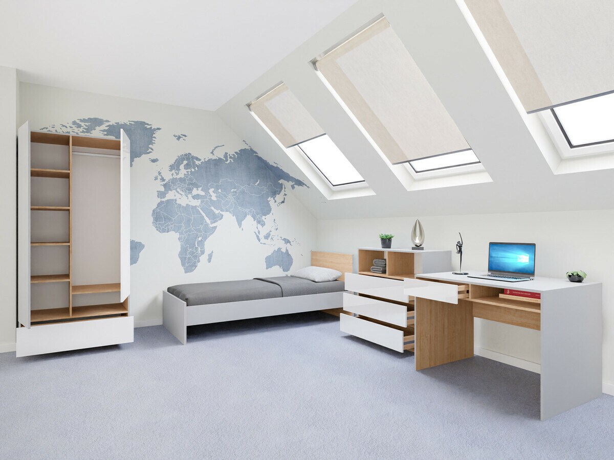 Meubelset Nuevaru 118 (Glanzend wit)