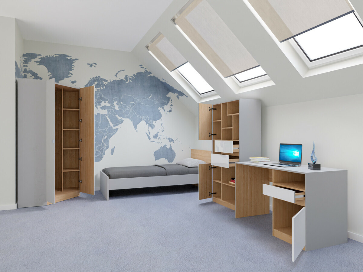 Meubelset Nuevaru 120 (Glanzend wit)