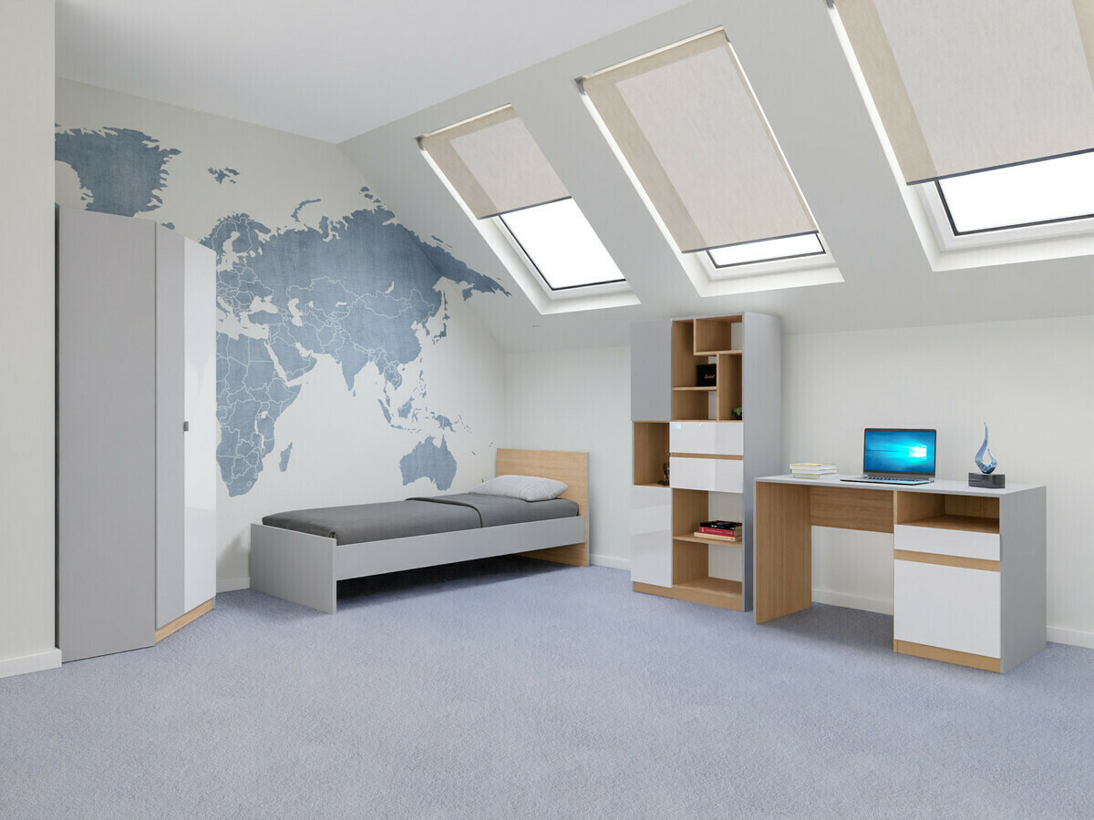 Meubelset Nuevaru 120 (Glanzend wit)