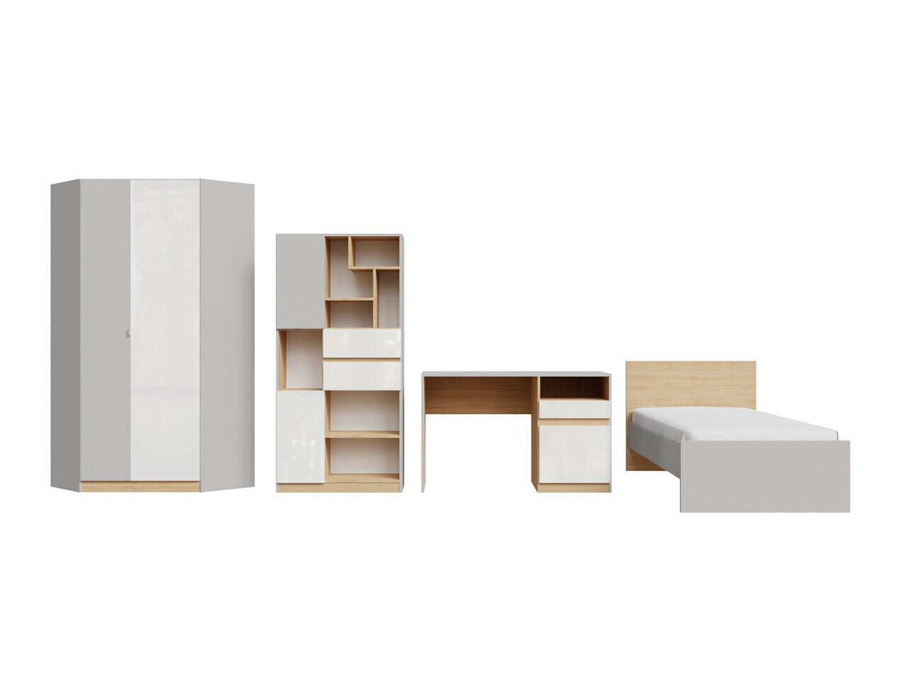 Meubelset Nuevaru 120 (Glanzend wit)