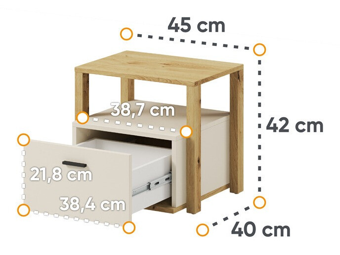 Nachtkastje Laralu 106