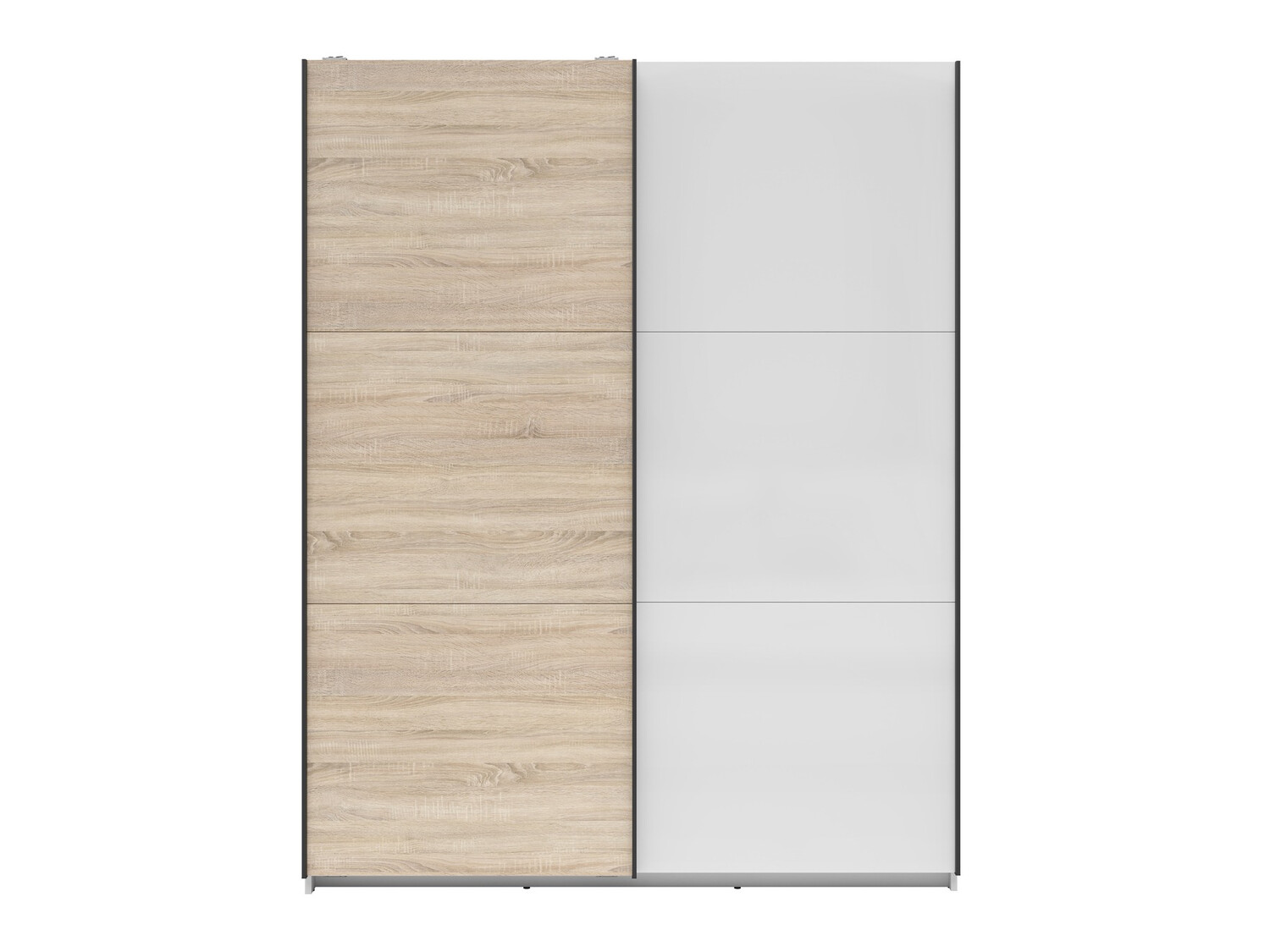 Kledingkast Livevaro 117 (Wit + Sonoma eik)