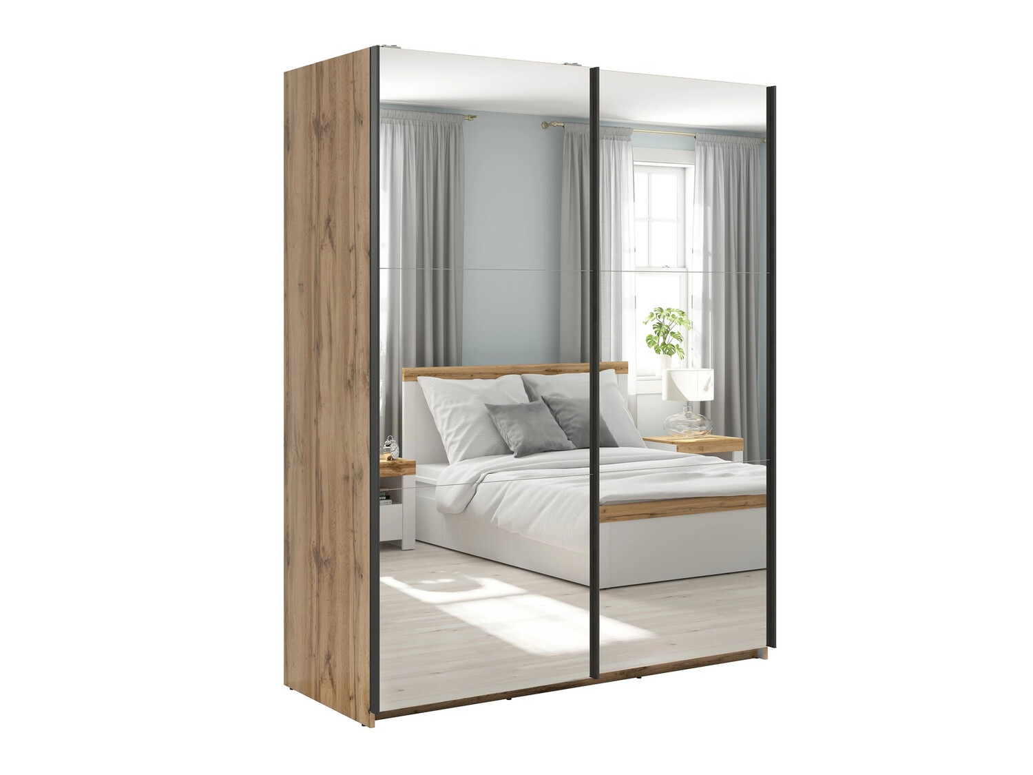 Kledingkast Livevaro 119 (Wotan eik)