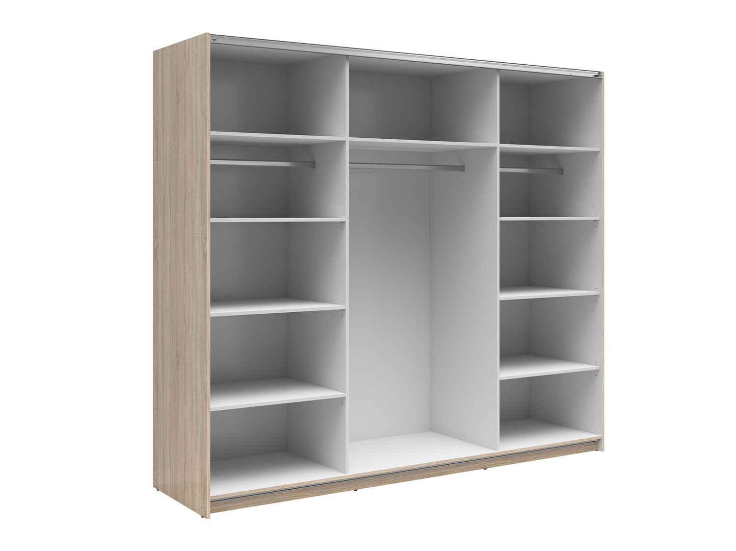 Kledingkast Livevaro 120 (Sonoma eik + Wit)