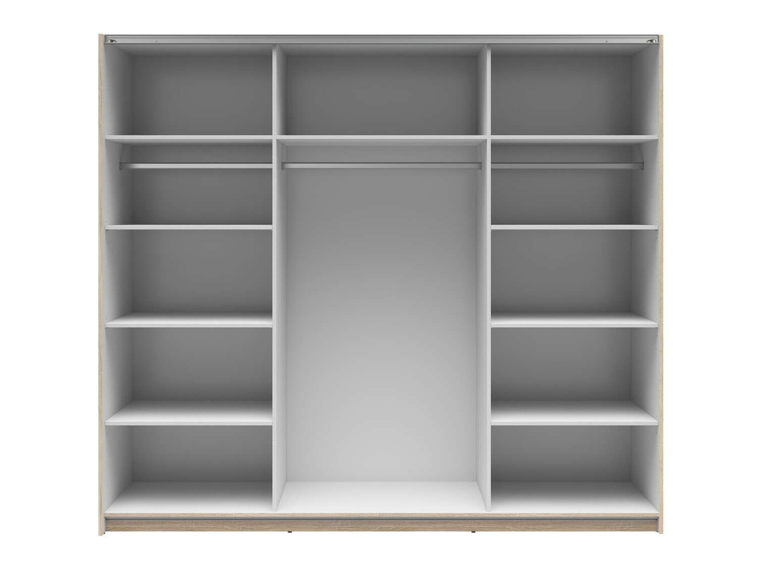 Kledingkast Livevaro 120 (Sonoma eik + Wit)