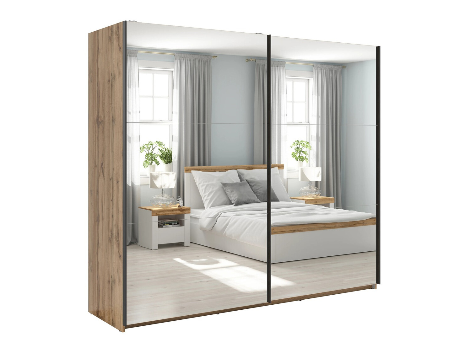 Kledingkast Livevaro 122 (Wotan eik)