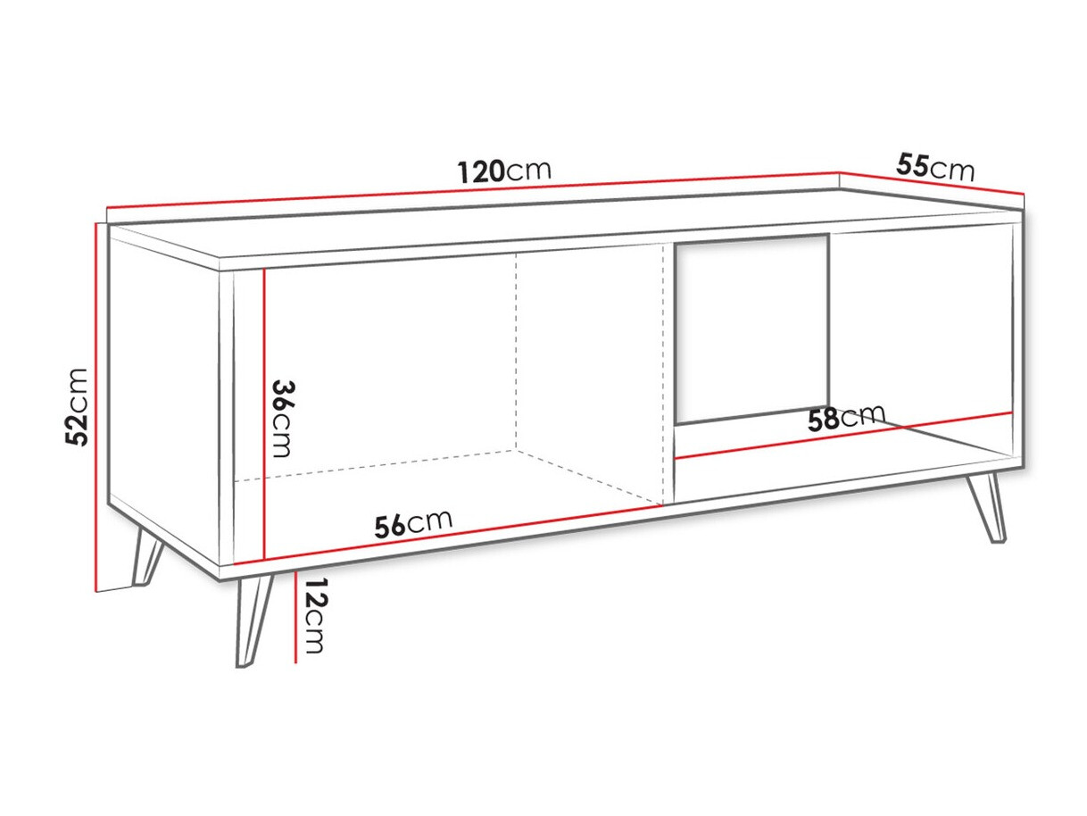 Salontafel Comfivo Lomcali 106