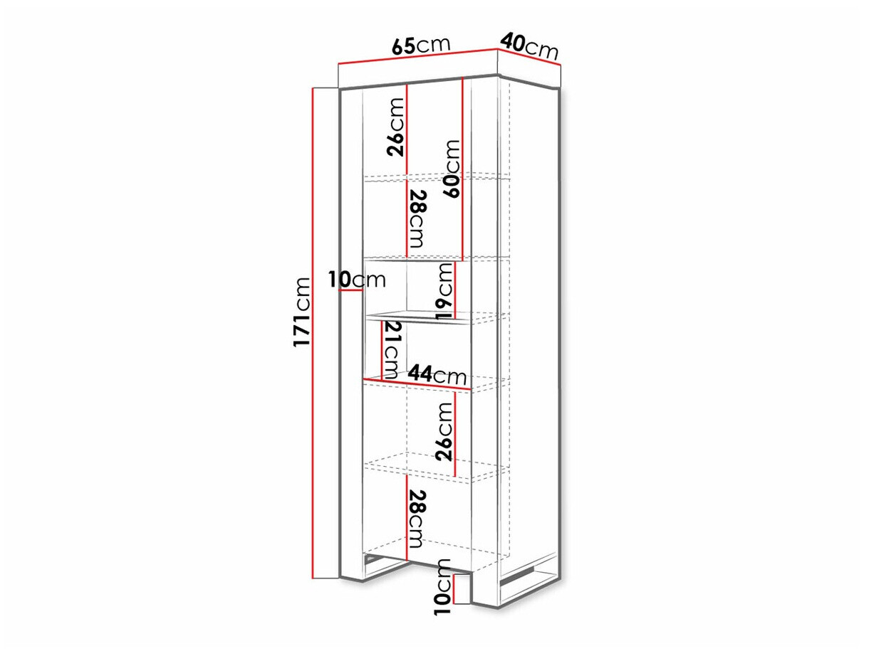 Boekenkast Nolvoi 102