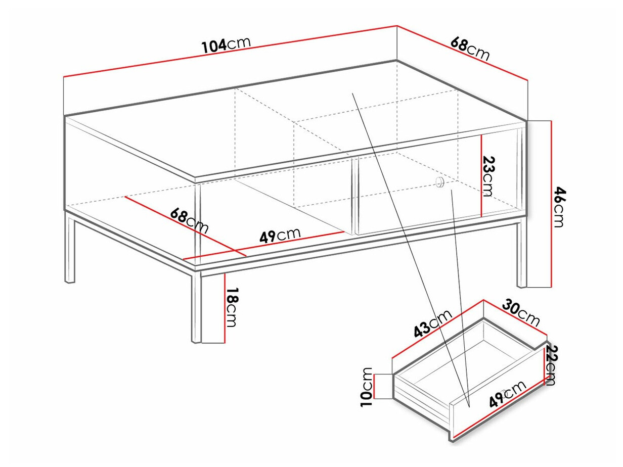 Salontafel Formis (Wit)
