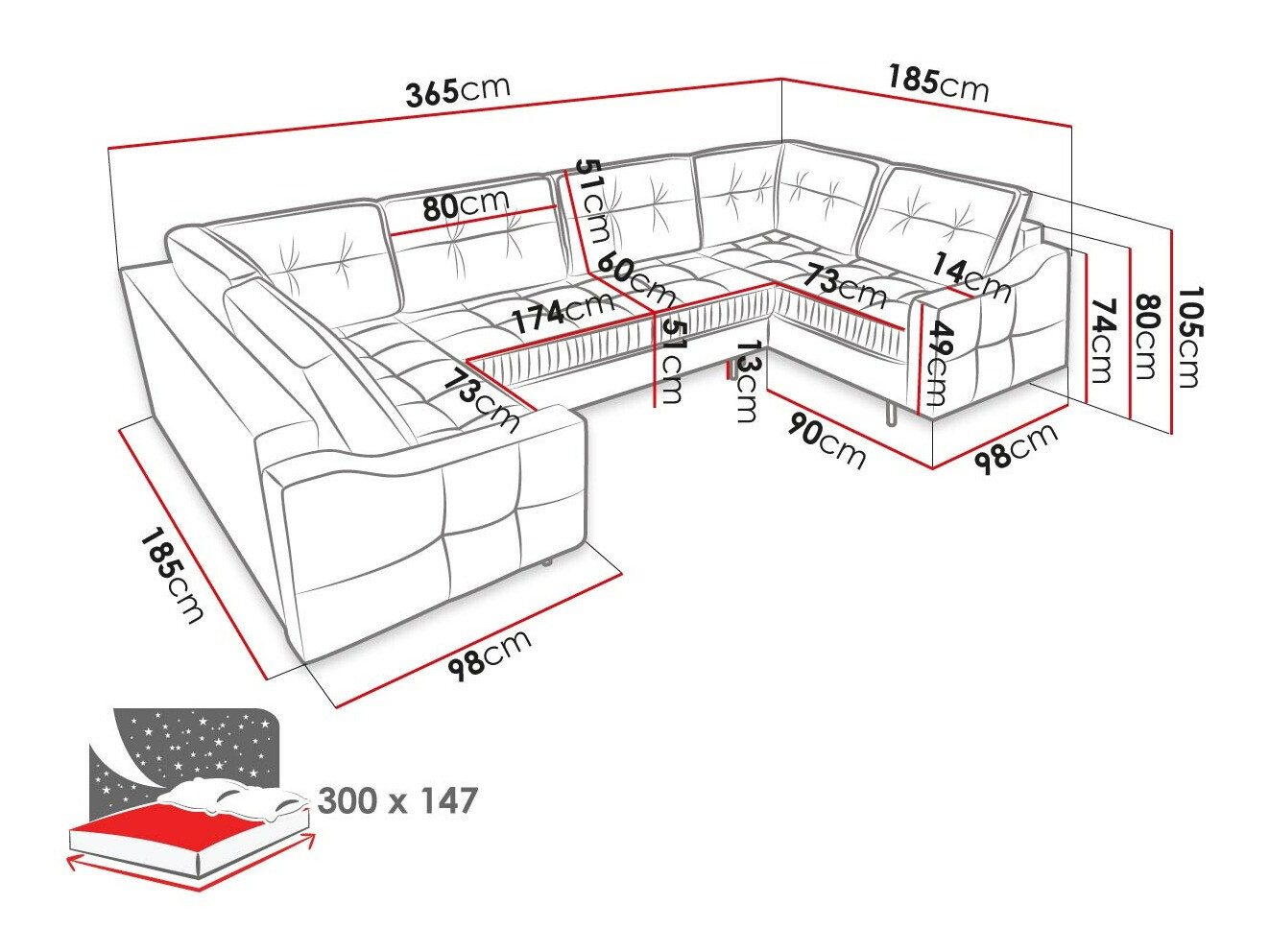 Hoekbank Kingsport 114 (Kronos 19)