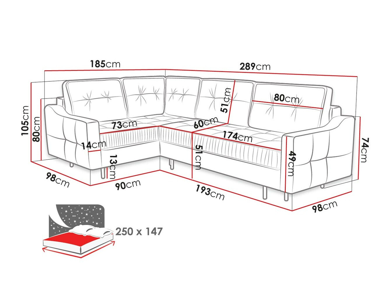 Hoekbank Kingsport 115 (Kronos 02)