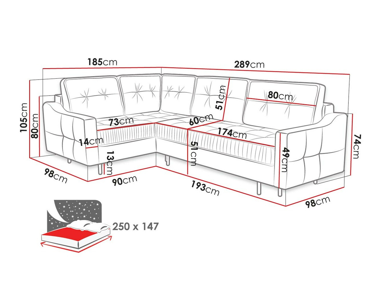 Hoekbank Kingsport 115 (Kronos 11)