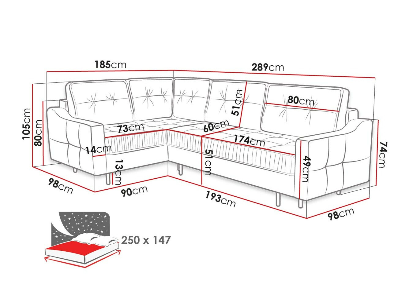 Hoekbank Kingsport 115 (Kronos 11)