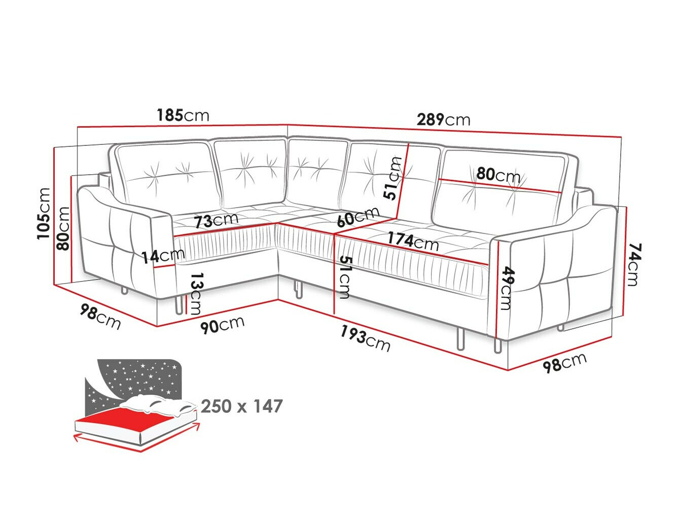 Hoekbank Kingsport 115 (Kronos 19)