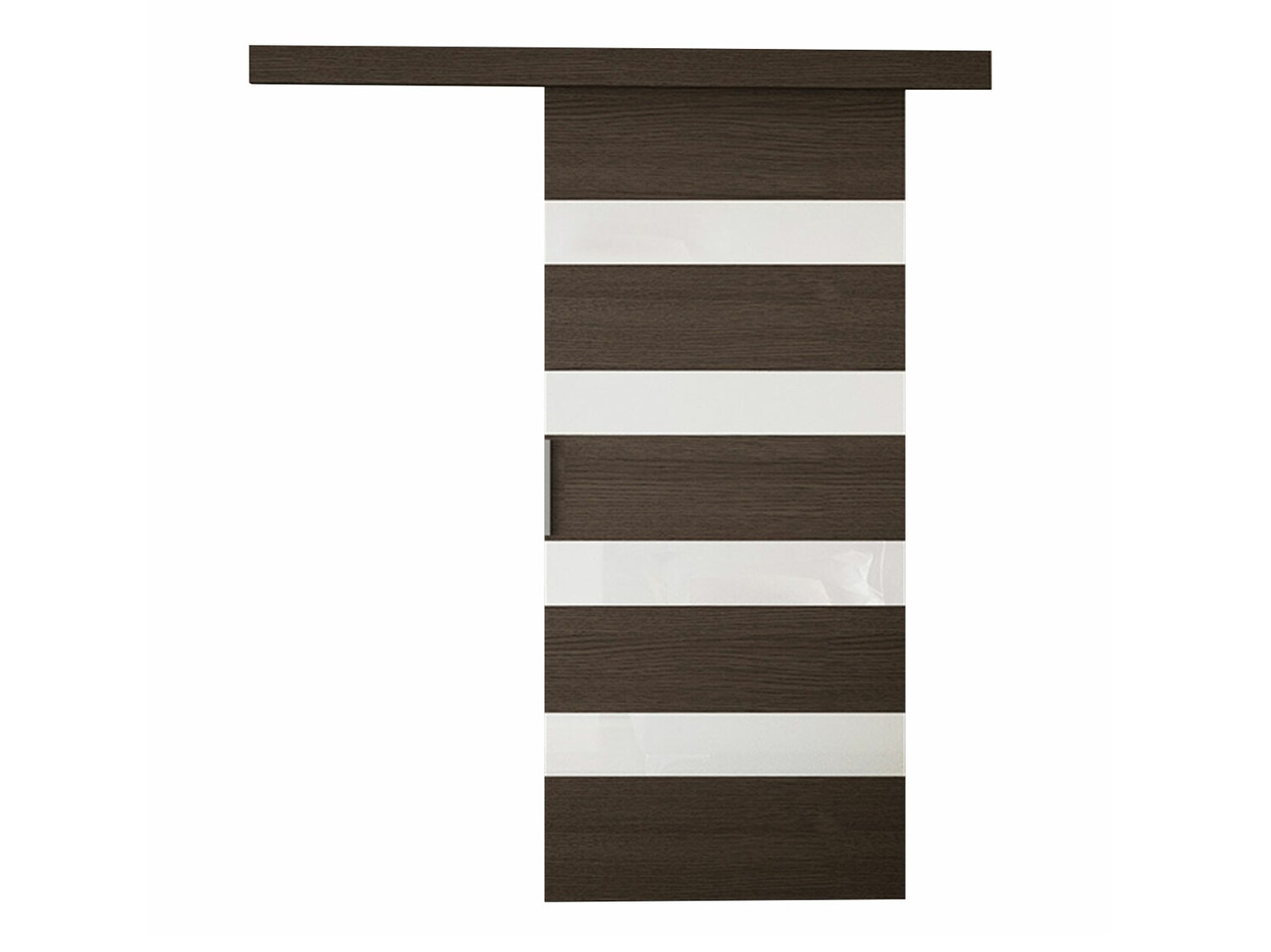 Schuifdeur Closico 173 (Bruin + Wit)