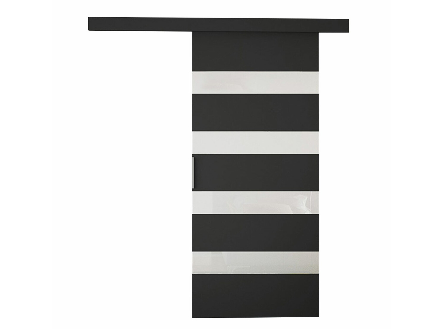 Schuifdeur Closico 173 (Zwart + Wit)