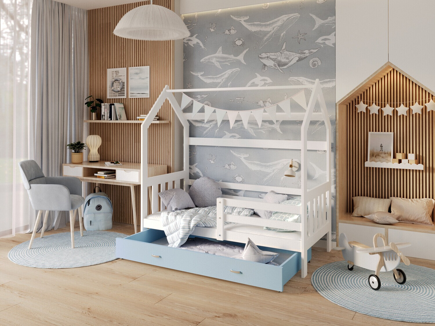 Bed Aurora 122 (Wit)