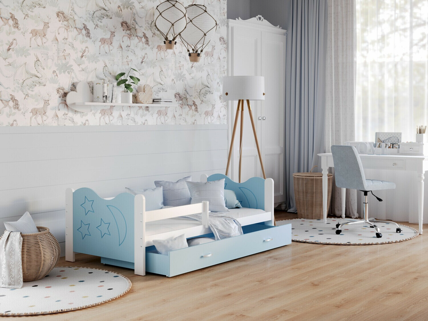 Bed Aurora 124 (Wit)