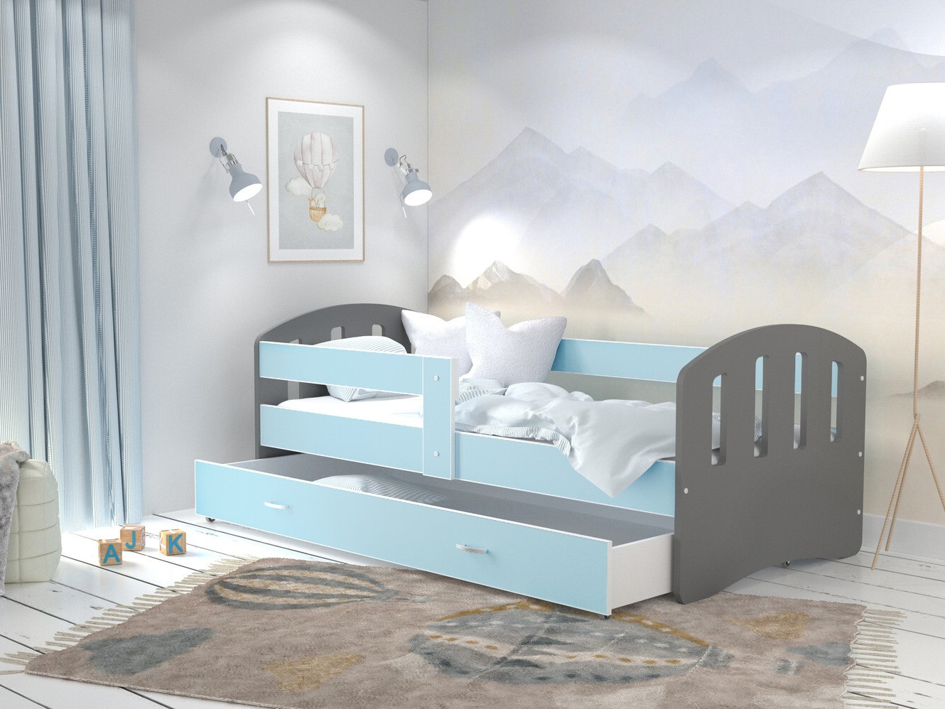 Bed Aurora 134 (Blauw)