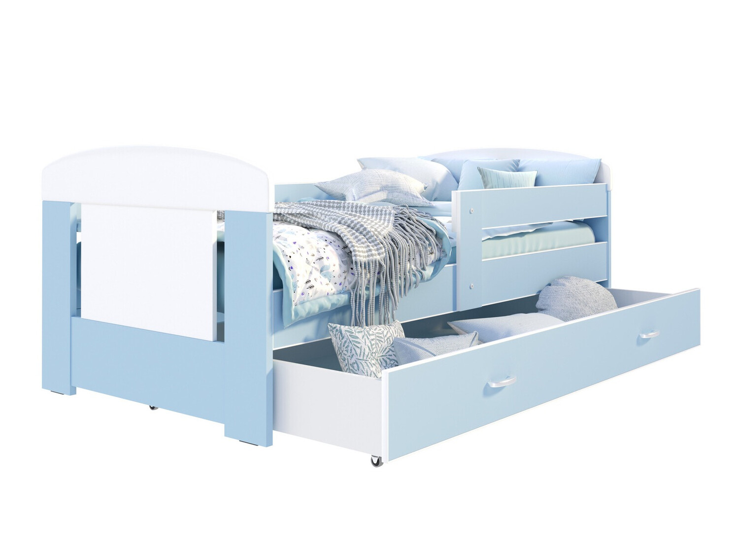 Bed Tentive 100 (Blauw + Wit)