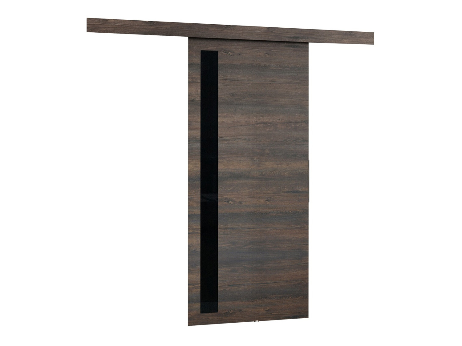 Schuifdeur Dover 126 (Donker essen + Zwart)