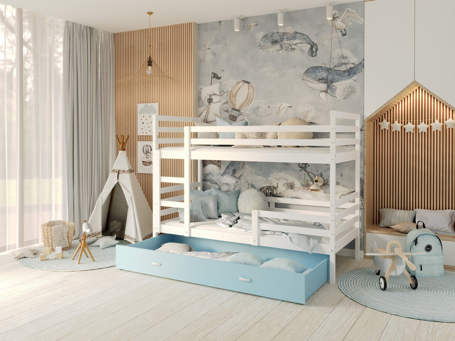 Stapelbed Aurora 109 (Wit)