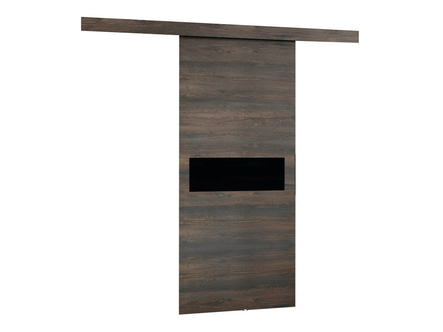 Schuifdeuren Dover 133 (Donker essen + Zwart)