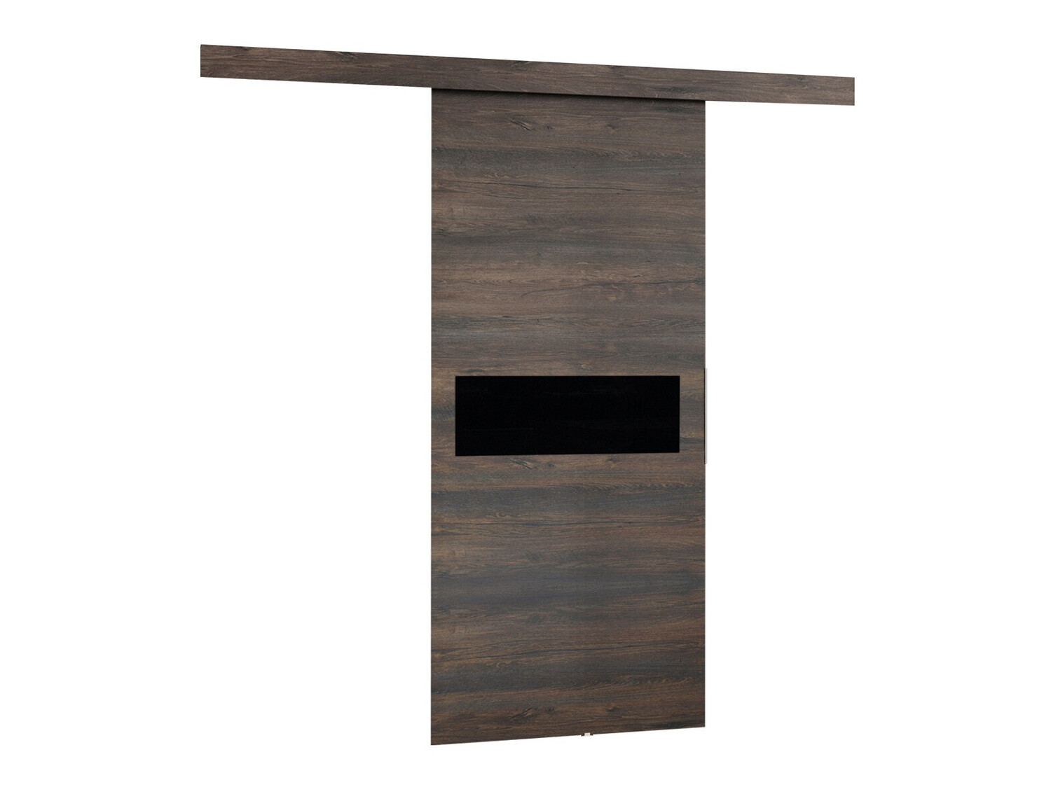 Schuifdeuren Dover 134 (Donker essen + Zwart)