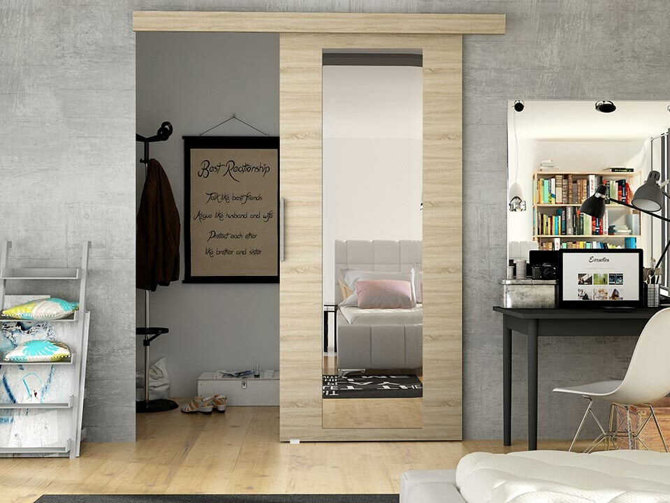 Schuifdeuren Closico 180 (Sonoma eik)