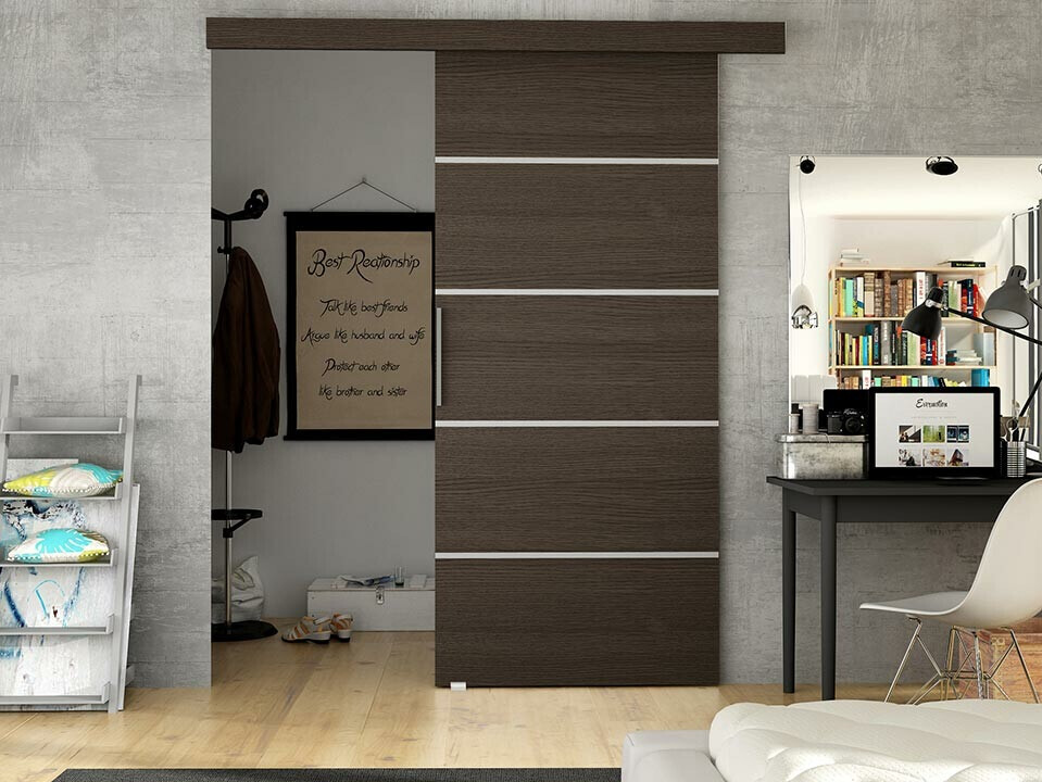 Schuifdeuren Closico 181 (Bruin)