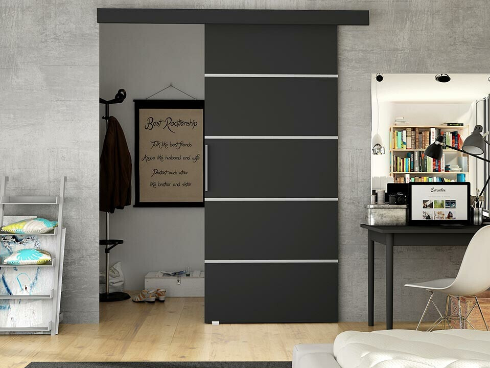 Schuifdeuren Closico 181 (Zwart)